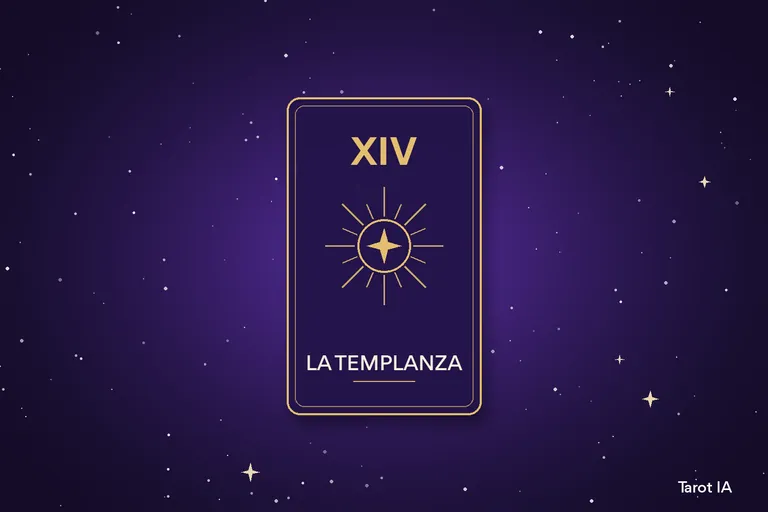 Qué significa la carta de la Templanza en el tarot